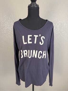 Signorelli Charcoal Gray Pullover Top